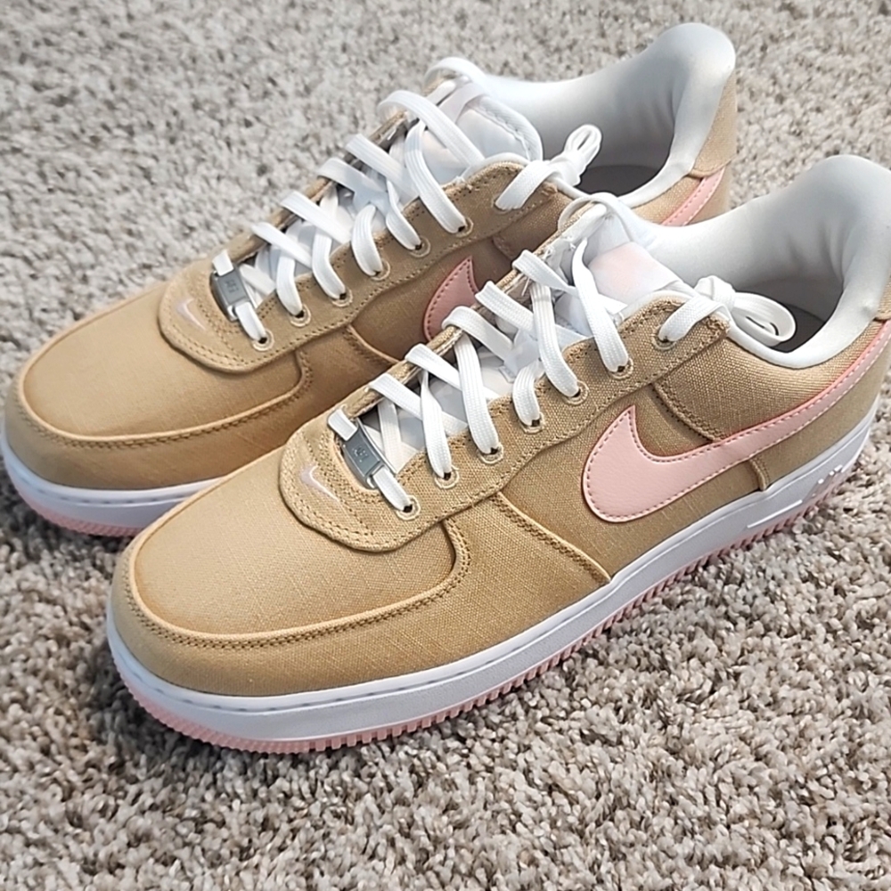 NWOB Air Force 1 Low Retro (Tan & Pink)